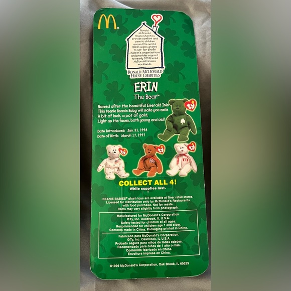 NEW - SET OF 4 BEANIE BABIES - Picture 5 of 14